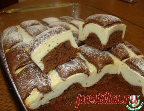 Пирог &quot;Подушки&quot; Очень вкусное сочетание шоколадного теста и творожного. Пирог получается довольно пышным и невесомым. Смотрится очень эффектно. В разрезанном виде похож на пирожные. Для меня этот пирог из разряда - &quot;невозможно остановиться&quot;, хочется еще и еще кусочек.




 


Ингредиенты для «Пирог &quot;Подушки