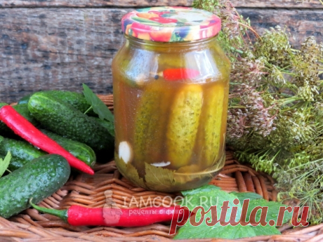 Хрустящие огурцы с кетчупом в банках на зиму — рецепт с фото Простой рецепт вкусных хрустящих огурцов с кетчупом, закрытых в банки на зиму.