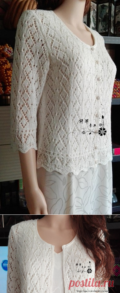 Жакетик спицами