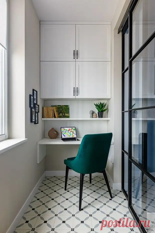 Квартира 40м² с синей кухней и с синими санузлом.Ощущение, что кухня продолжается не только на лоджии, но и в санузле - Сам себе мастер - 19 июля - 43101825559 - Медиаплатформа МирТесен