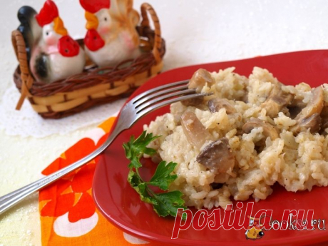 Шила-плов с шампиньонами фото рецепт приготовления
