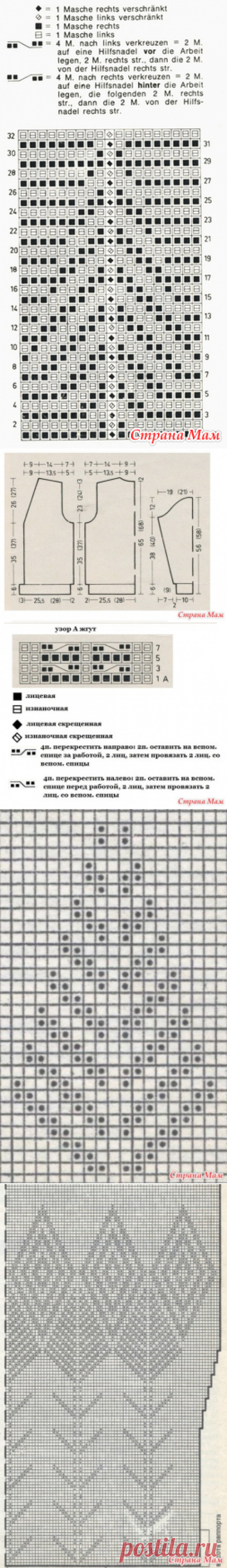 Джемпер - Вязание - Страна Мам