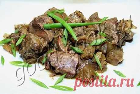 Хорошая кухня - куриная печень тушеная с баклажанами. Кулинарная книга рецептов. Салаты, выпечка.