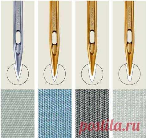 Применяемость игл для швейных машин.