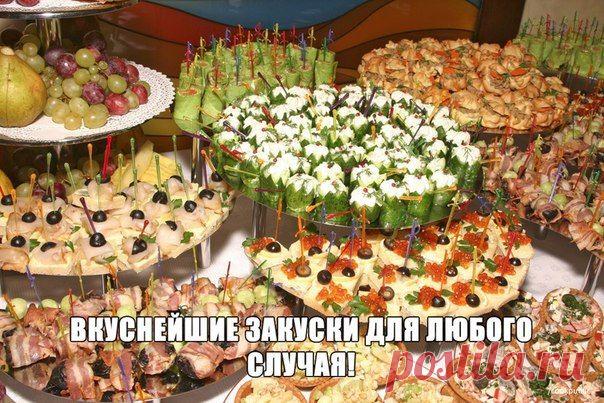 10 КАНАПЕ-РЕЦЕПТОВ НА ШПАЖКАХ