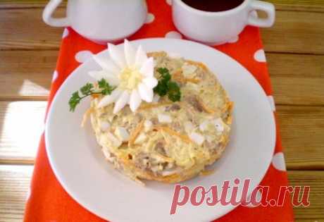 Салат с корейской морковью