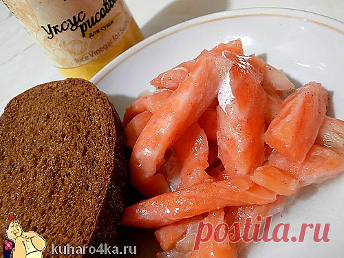 Брюшки сёмги. Как засолить.