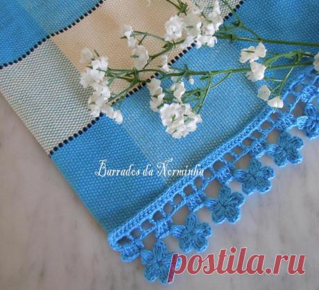 Кайма крючком с мастер классом