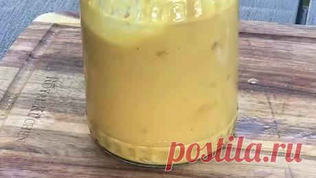 Как приготовить самый популярный соус в СССР за 1 минуту ( домашняя горчица )