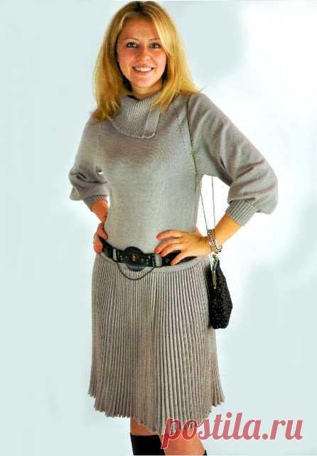 Вязание на однофонтурной машине модели