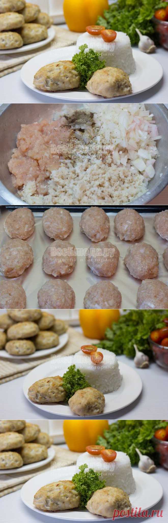 Рецепт куриных котлет. Нежные и сочные котлеты из куриного филе в духовке, рецепт с  | Все Блюда