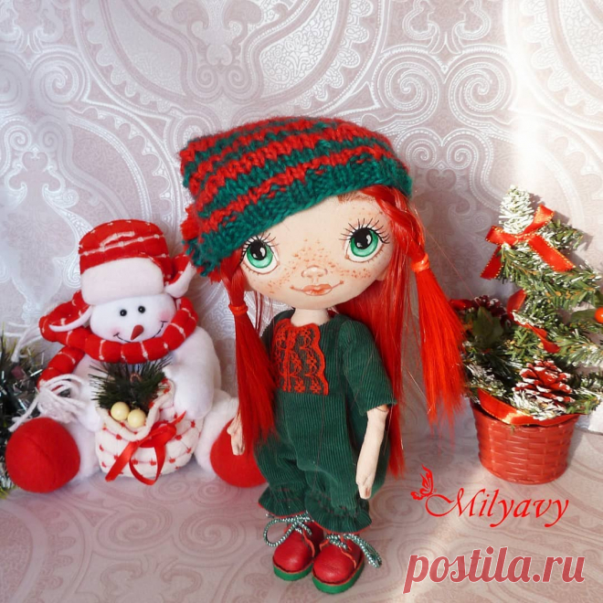 АВТОРСКИЕ КУКЛЫ И ТЕДДИ 👸🐘 в Instagram: «Верят ли Ваши дети в Деда Мороза? Моей дочери скоро одиннадцать, и в этом году она уже не писала ему письмо с пожеланиями. Зато вывалила…»