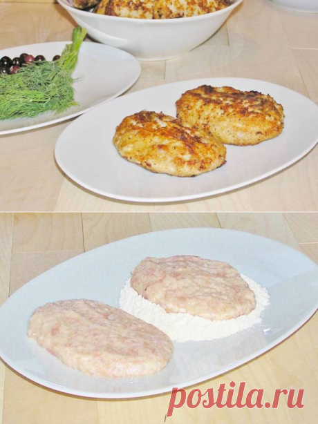 Куриные котлеты без яиц