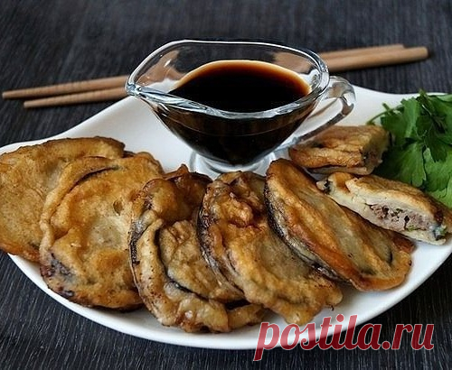 Баклажаны с мясом по - китайски