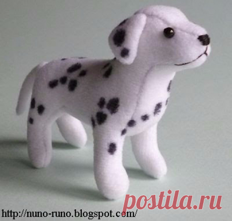 Шьем собачку - Далматина. Выкройка и мк.