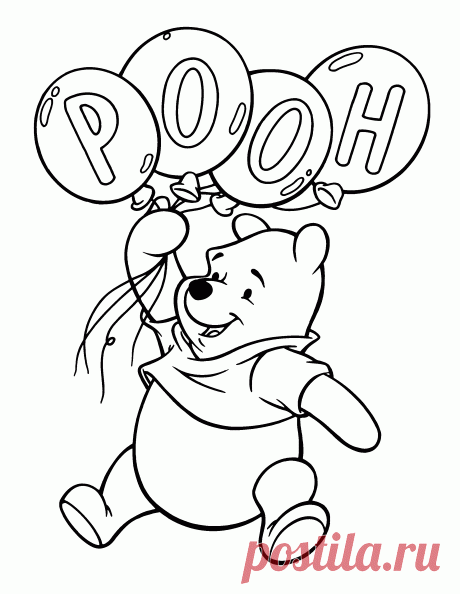 Winnie The Pooh Coloring Pages (14) - Coloring Kids