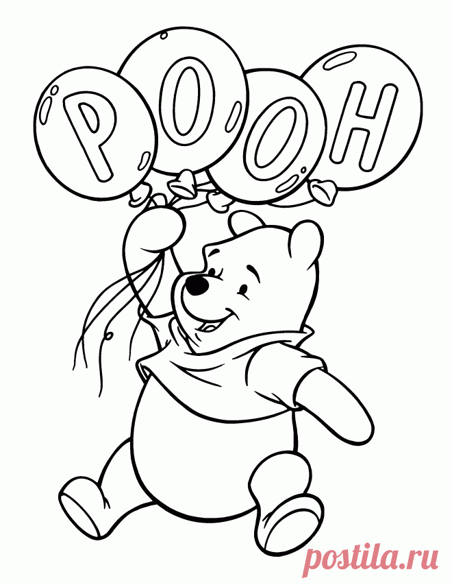 Winnie The Pooh Coloring Pages (14) - Coloring Kids