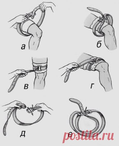 "Жгутирование" поясным ремнём - МирТесен