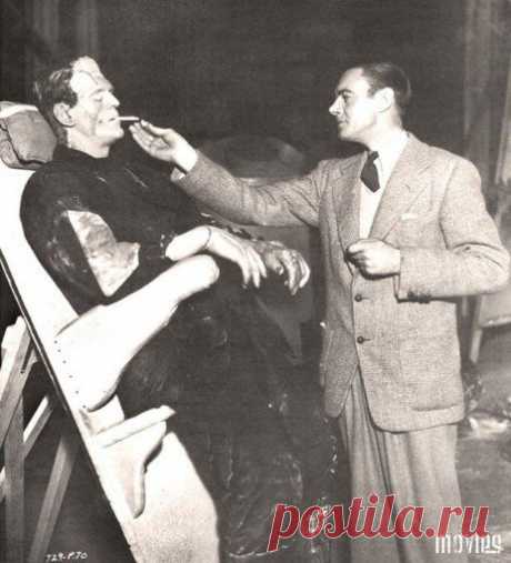 Колин Клайв и Борис Карлофф