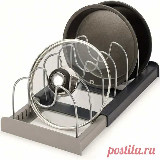 Expandable Pot Pan Organizers Rack 7/10 Adjustable Dividers - Temu