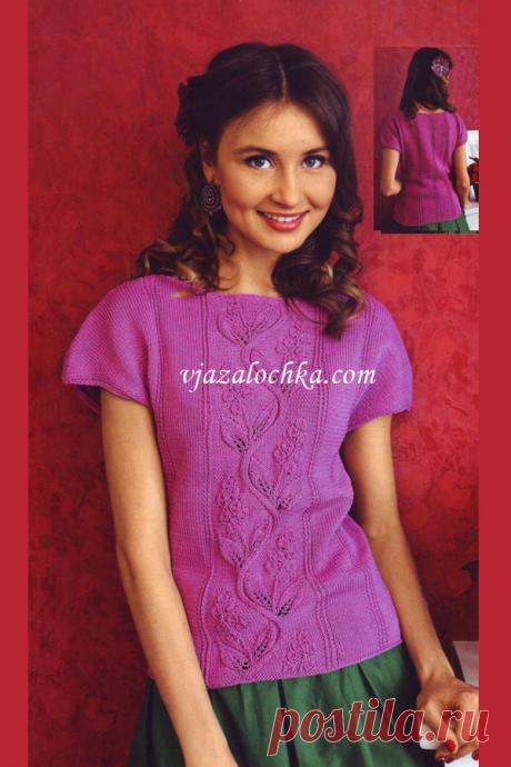 Топ с центральным узором