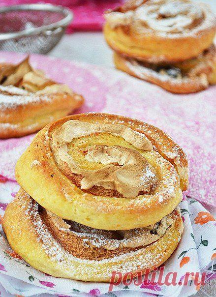 Творожные булочки с вяленой клюквой