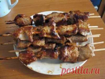 Рождественский домашний шашлычок