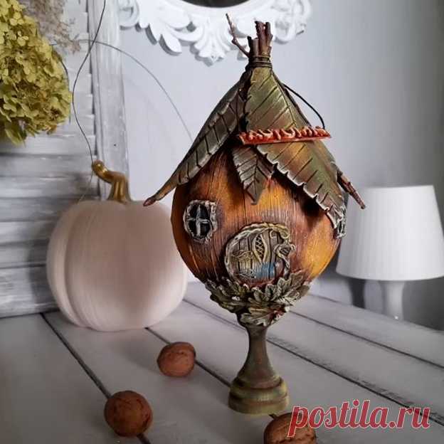 Осенний волшебный декор: сказочный домик своими руками | Креаликум