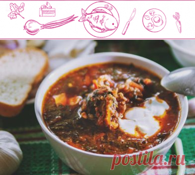 Вкусный зеленый борщ со щавелем | http://prostovkysno.com/