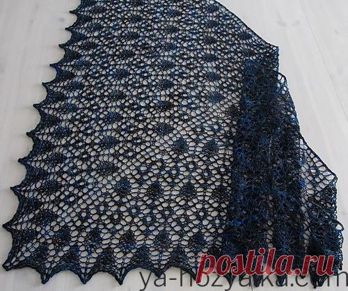 Шаль роза прерий описание и схема. Шаль спицами описание на русском