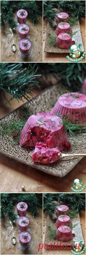 Закуска из свеклы, сельди и кукурузы - кулинарный рецепт