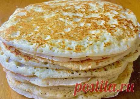 Толстые пышные блины на дрожжах - 5 рецептов с фото пошагово