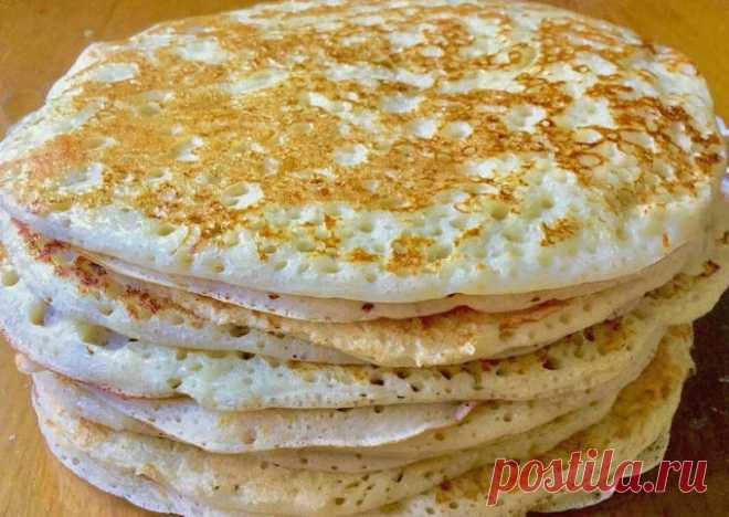 Толстые пышные блины на дрожжах - 5 рецептов с фото пошагово