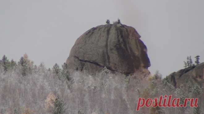 русский сфинкс в Чикойских горах,дорога на Чикокон