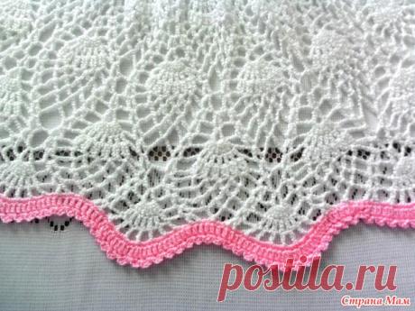 Розовый топ и белая юбочка для внучки - Вязание - Страна Мам