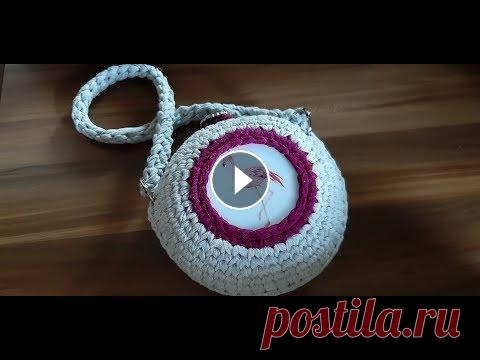 Видео обзор детской вязаной крючком сумочки из трикотажной пряжи Видео обзор детской вязаной крючком сумочки из трикотажной пряжи...
