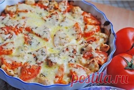 Запеканка с куриным филе и помидорами [ Рецепт ] - Рецепты | Доброхаб