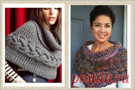 Шали, палантины, снуды и накидки - выбираем вид и крой для накидки - что связать и как носить этой весной | МНЕ ИНТЕРЕСНО | Яндекс Дзен