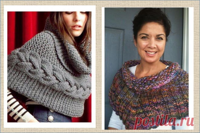 Шали, палантины, снуды и накидки - выбираем вид и крой для накидки - что связать и как носить этой весной | МНЕ ИНТЕРЕСНО | Яндекс Дзен