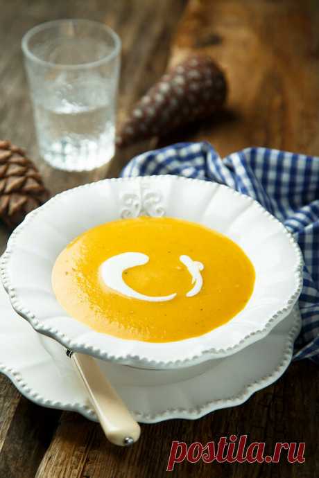 Баденский тыквенный суп (Badische Kürbissuppe). - Home is in the kitchen