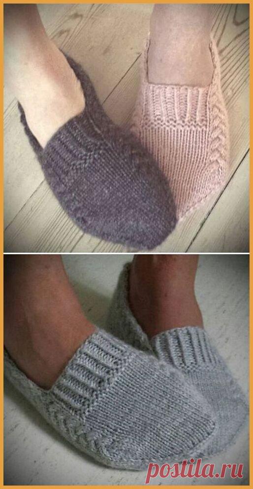 50 самых лучших и невероятно красивых идей вязаных тапочек-носочков | МАМИНО СЧАСТЬЕ | Яндекс Дзен
