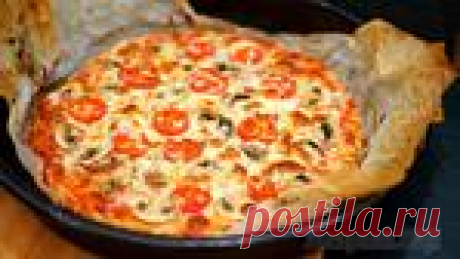 Пицца без теста за 5 минут Вашего времени! Оригинальный и очень вкусный ужин
