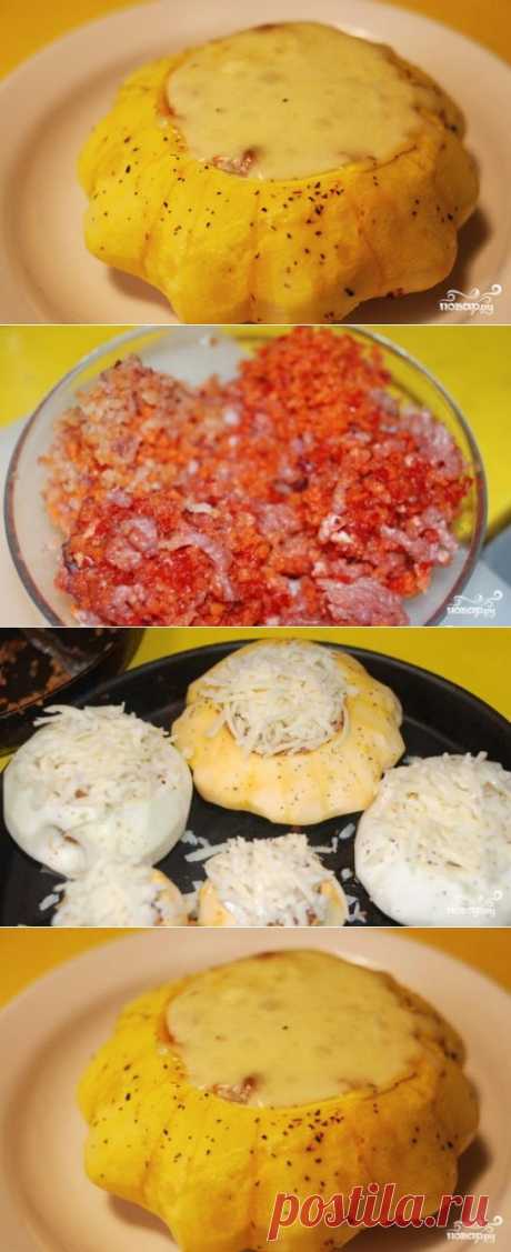 Патиссоны, фаршированные в духовке - пошаговый кулинарный рецепт на Повар.ру