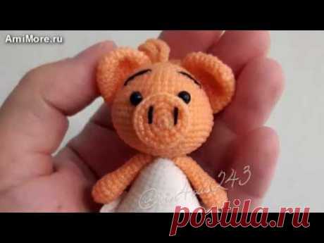Амигуруми: схема Свинки в платье. Игрушки вязаные крючком - Free crochet patterns.