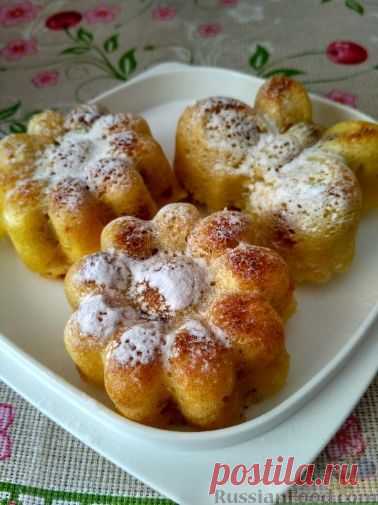 Рецепт: Творожные маффины с изюмом на RussianFood.com