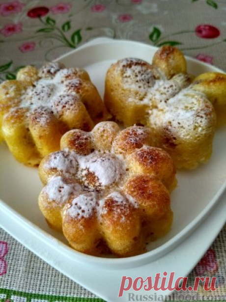 Рецепт: Творожные маффины с изюмом на RussianFood.com