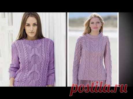 Pletena moda/ Розовая сирень/ Свитера и пуловеры