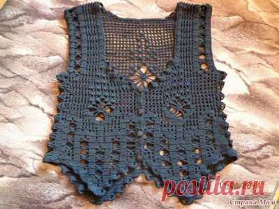 Irish crochet &: FILET VEST