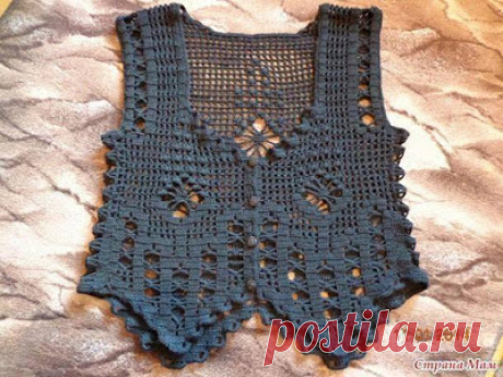 Irish crochet &: FILET VEST