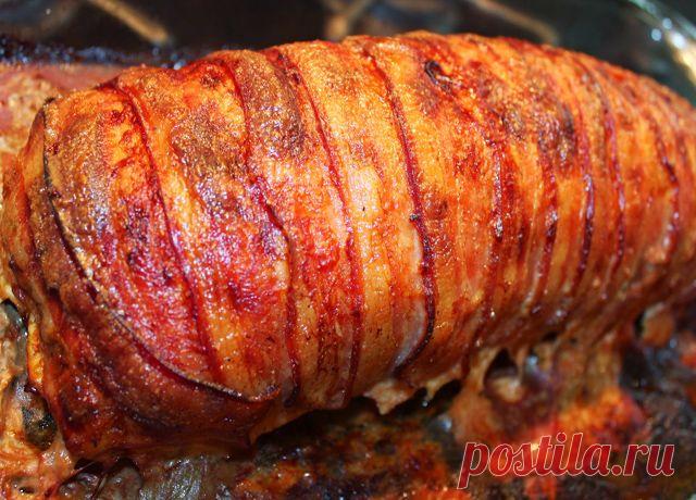 МЯСНОЙ РУЛЕТ С ПЕЧЕНЬЮ. Хозяйкам на заметку